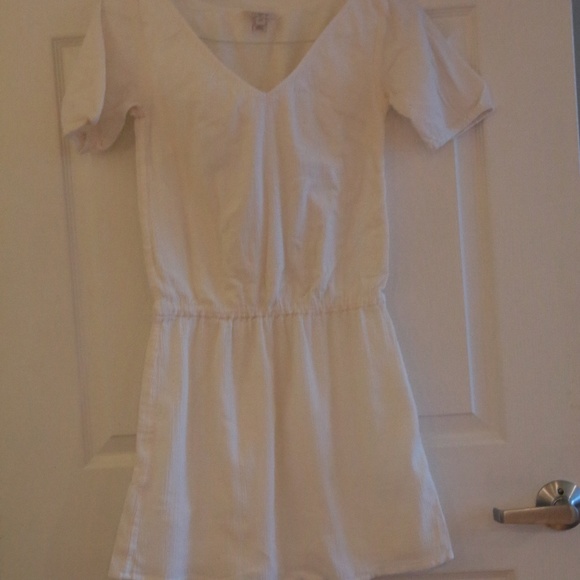 Jcrew White Linen Dress - Picture 1 of 1